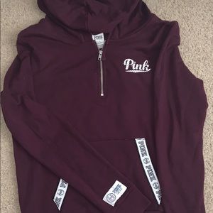 VS PINK quarter zip